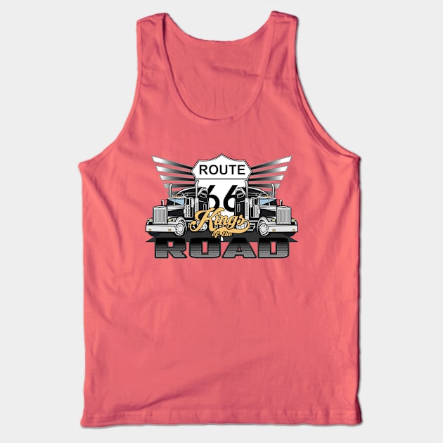 Kings of the Road Tank Top by Randomart